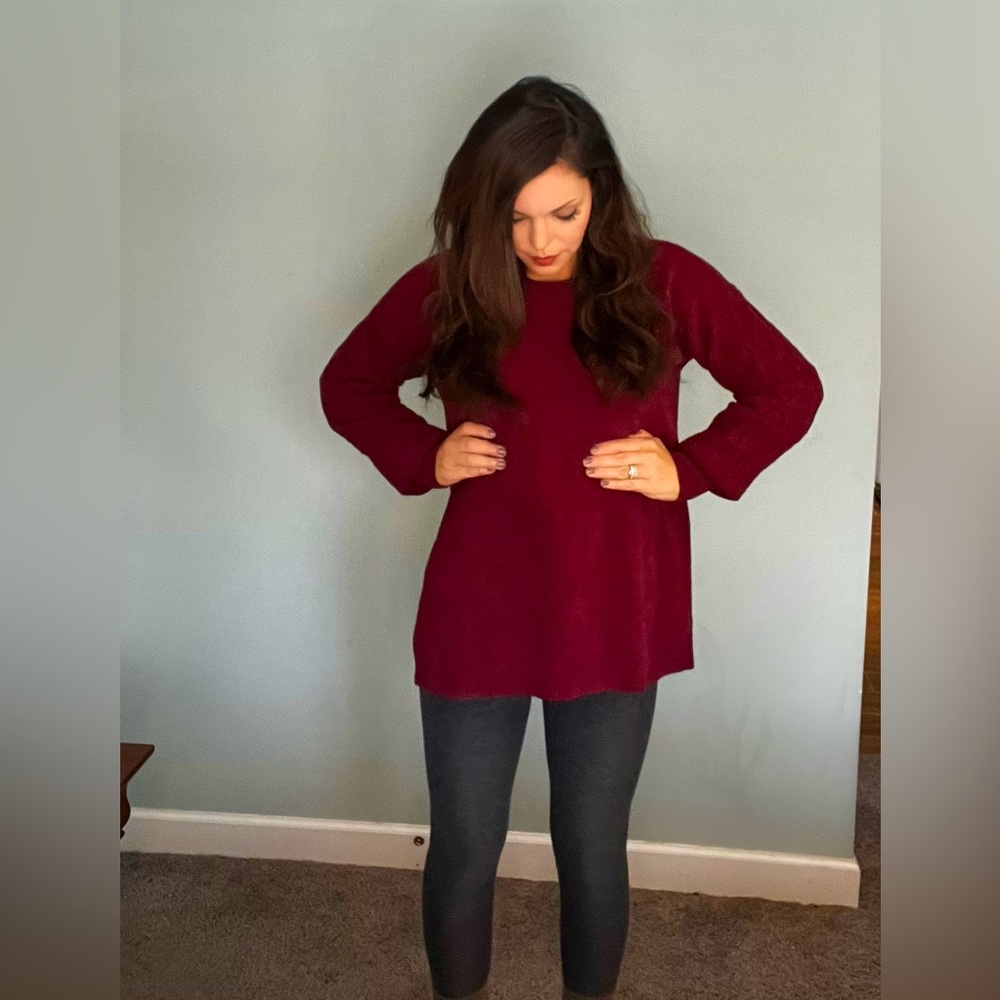 Isabel Maternity by Ingrid & Isabel Sweater - Red, Cozy, Soft